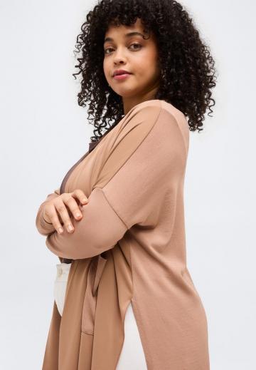 Длинный кардиган