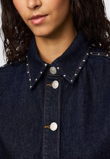 Джинсовая блузка