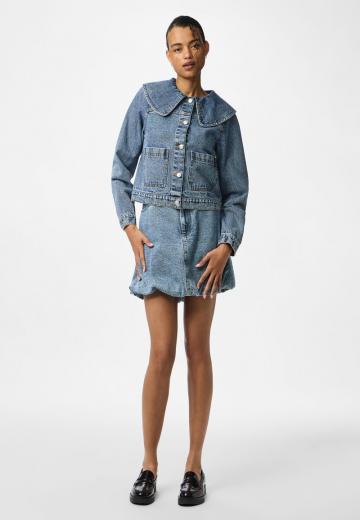 Джинсовая жилетка