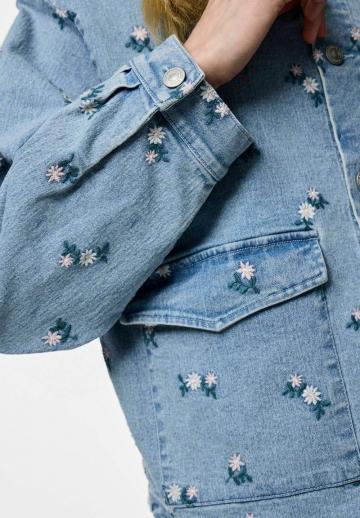 Джинсовая блузка