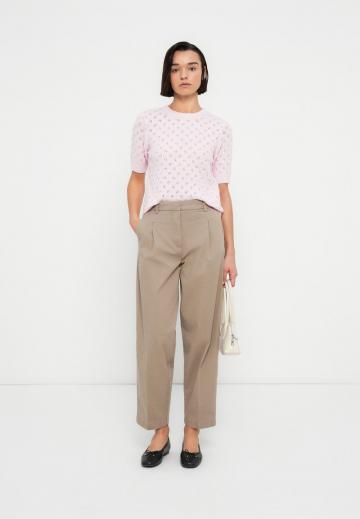 Пуловер с коротким рукавом