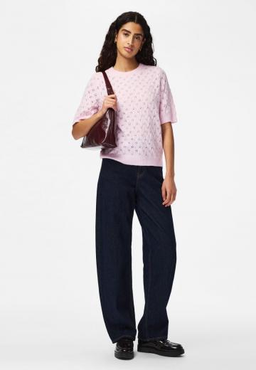 Пуловер с коротким рукавом