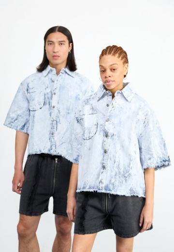 Джинсовая блузка