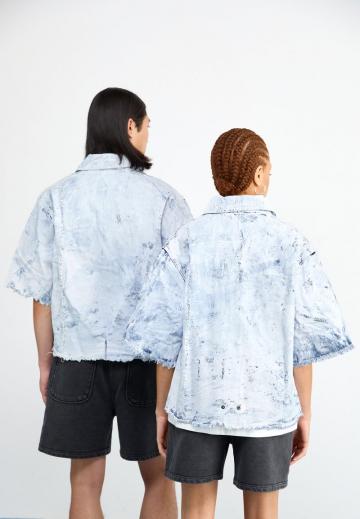 Джинсовая блузка