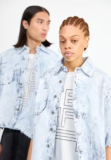 Джинсовая блузка