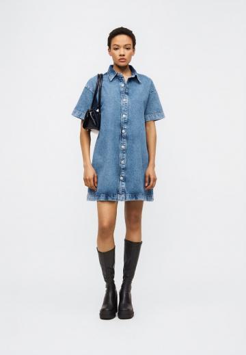 Джинсовое платье