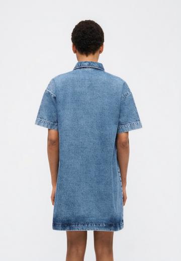 Джинсовое платье