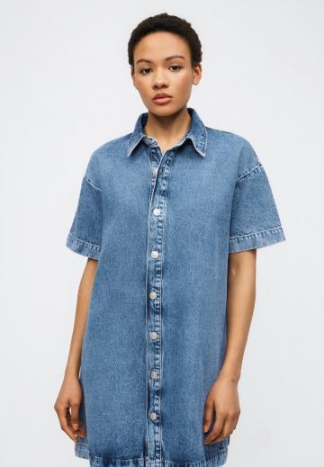 Джинсовое платье