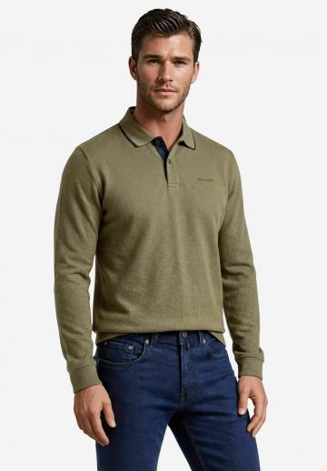 Поло с длинным рукавом