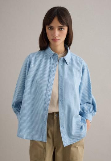 Джинсовая блузка