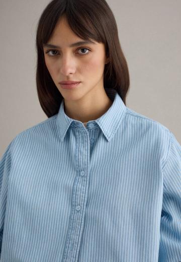 Джинсовая блузка