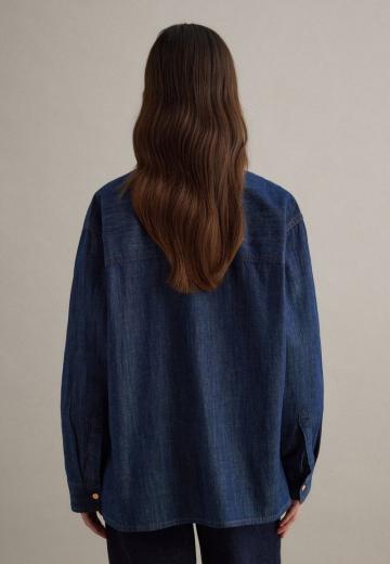 Джинсовая блузка