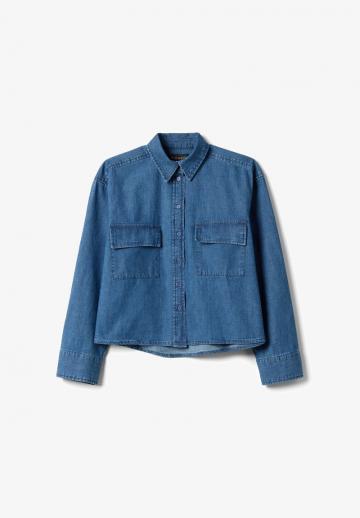 Джинсовая блузка