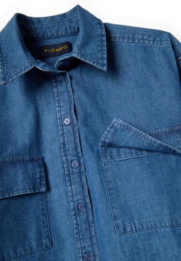 Джинсовая блузка