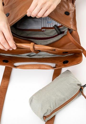 Кожаный рюкзак