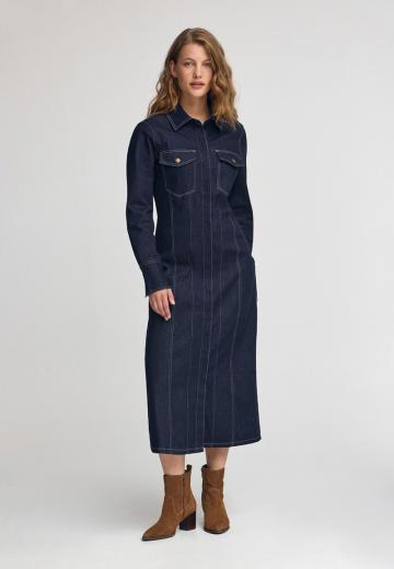 Джинсовое платье