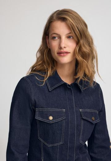 Джинсовое платье