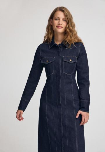 Джинсовое платье