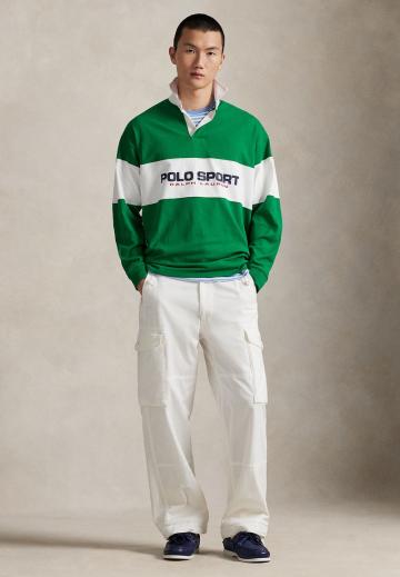 Поло с длинным рукавом