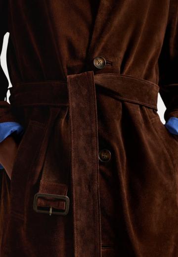 Кожаное пальто