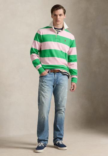 Поло с длинным рукавом