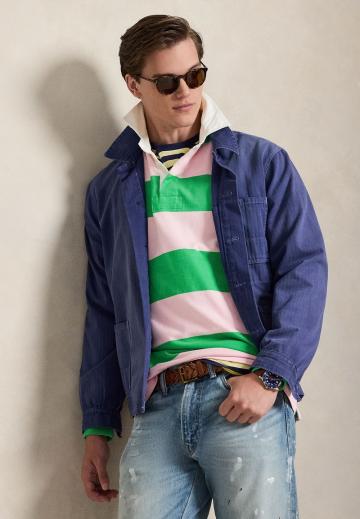 Поло с длинным рукавом