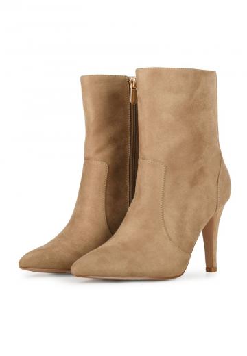 Полусапожки на высоком каблуке