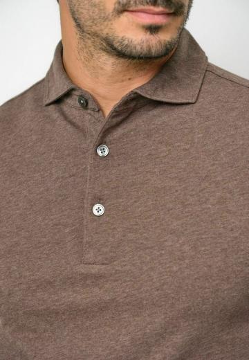 Поло с длинным рукавом