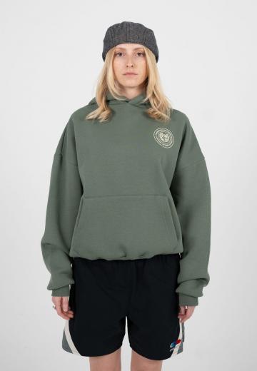 Пуловер с капюшоном