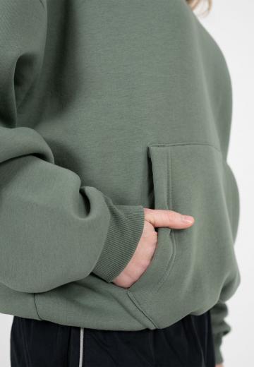 Пуловер с капюшоном