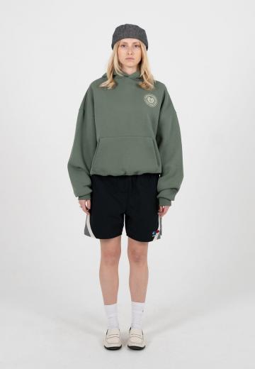 Пуловер с капюшоном