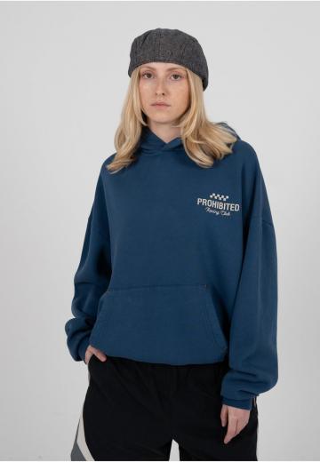 Пуловер с капюшоном