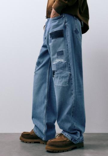 Прямые джинсы