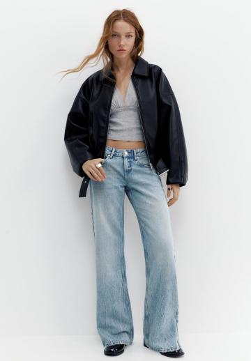 Прямые джинсы