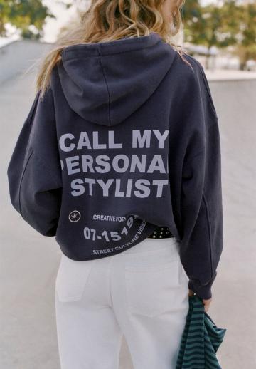 Пуловер с капюшоном