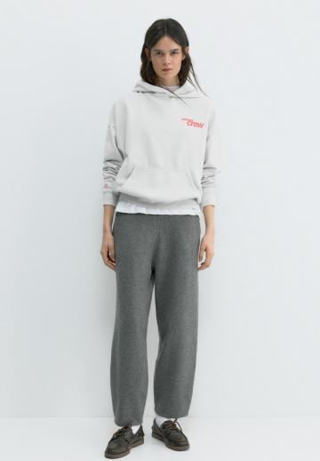 Пуловер с капюшоном