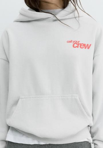 Пуловер с капюшоном