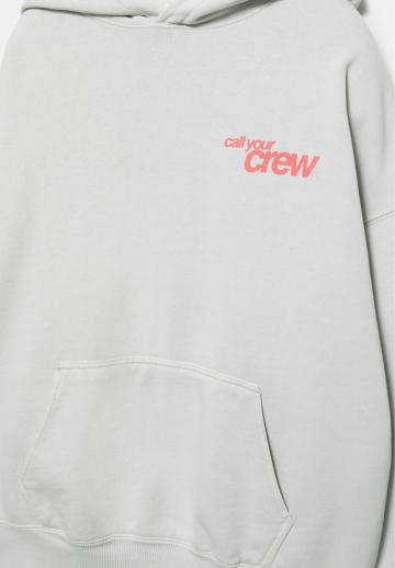 Пуловер с капюшоном