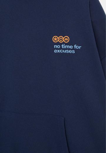 Пуловер с капюшоном