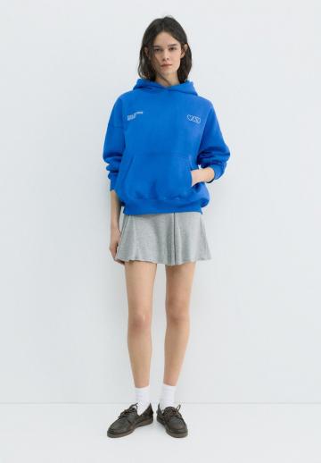 Пуловер с капюшоном