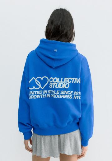 Пуловер с капюшоном