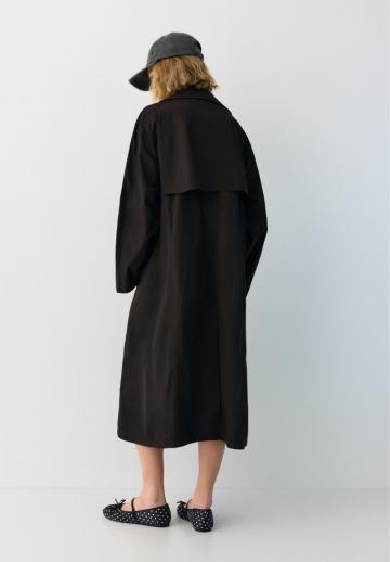 Пальто из искусственной кожи