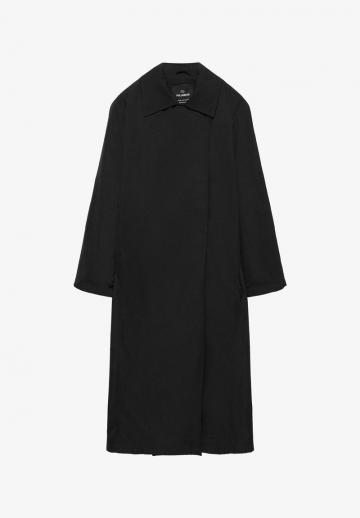 Пальто из искусственной кожи