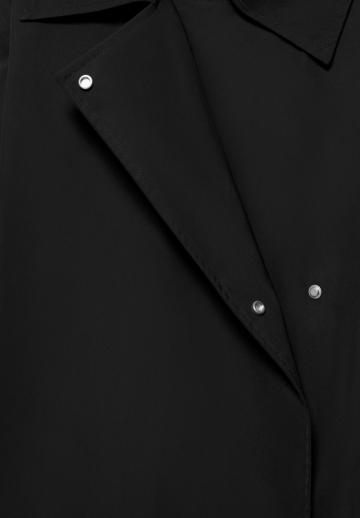 Пальто из искусственной кожи