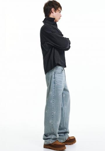 Прямые джинсы