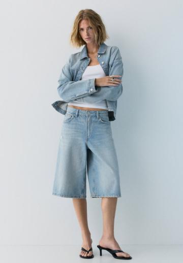 Короткие джинсы