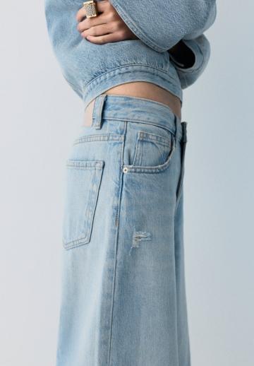 Короткие джинсы