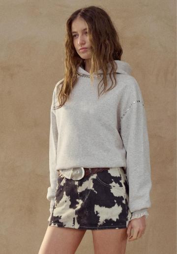 Юбка с накладными карманами