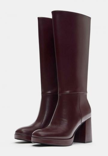 Сапоги на платформе