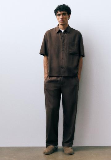 Льняные брюки